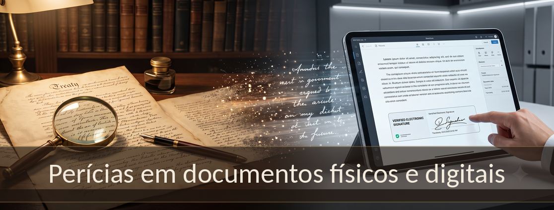 Perícias em documentos físicos e digitais
